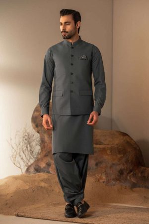 shalwar kameez with waistcoat