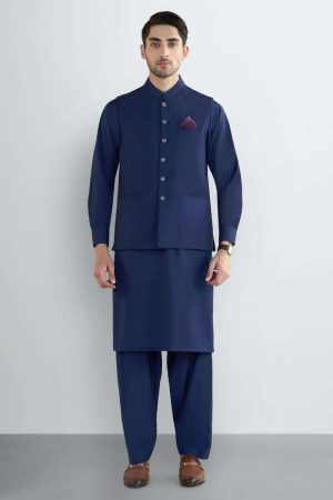 shalwar kameez with waistcoat